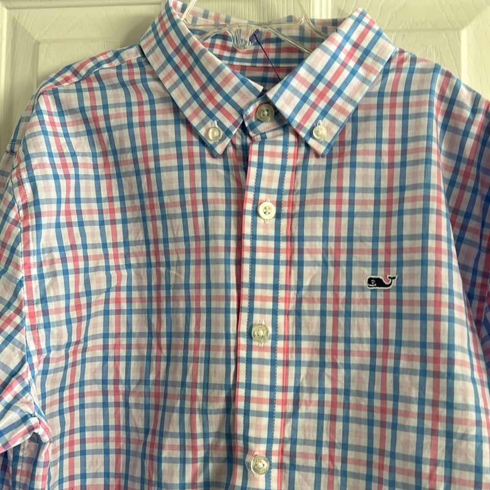 VINEYARD VINES BOYS STRIPPED BUTTON DOWN SIZE M (12-14) - Picture 4 of 6